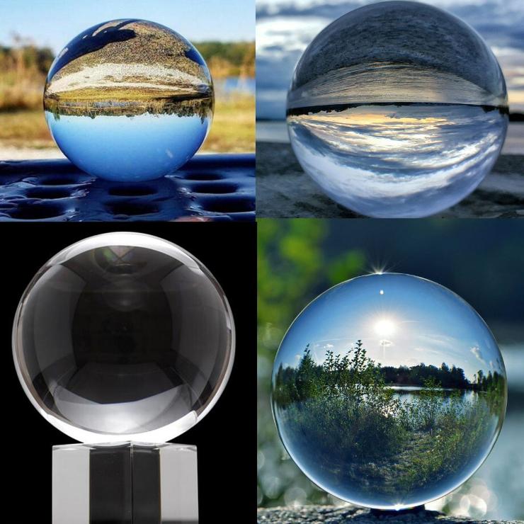 LensBall For magic: Ideal size for holding in sole hand,or a magic prop to play with fun. Powerful Purifier - The clear crystal is bilieved to clear your mind and absorb sunshine and moonlight to enhance the divination ability.