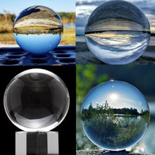Load image into Gallery viewer, LensBall For magic: Ideal size for holding in sole hand,or a magic prop to play with fun. Powerful Purifier - The clear crystal is bilieved to clear your mind and absorb sunshine and moonlight to enhance the divination ability.
